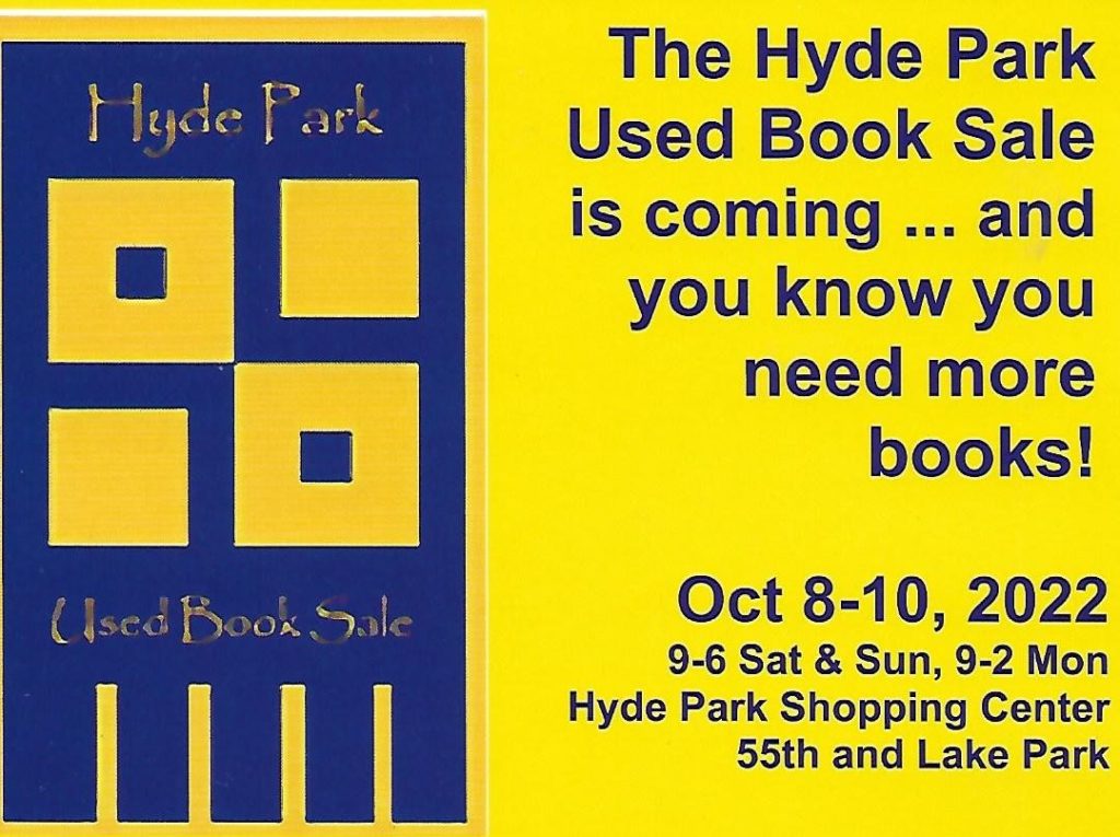 Hyde Park Used Book Sale To Hyde Park