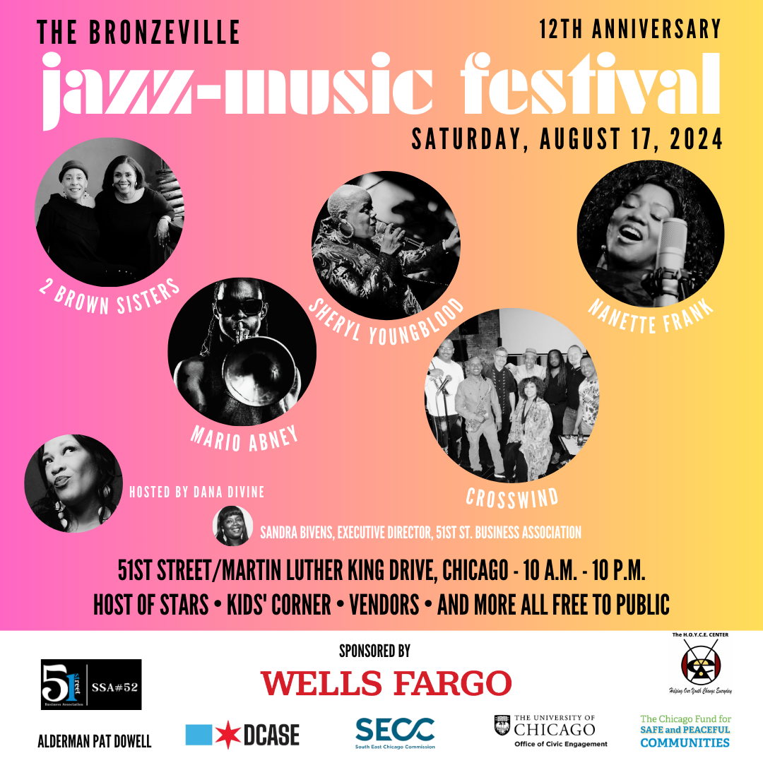 Bronzeville Jazz Music Festival 2024 Instagram Post