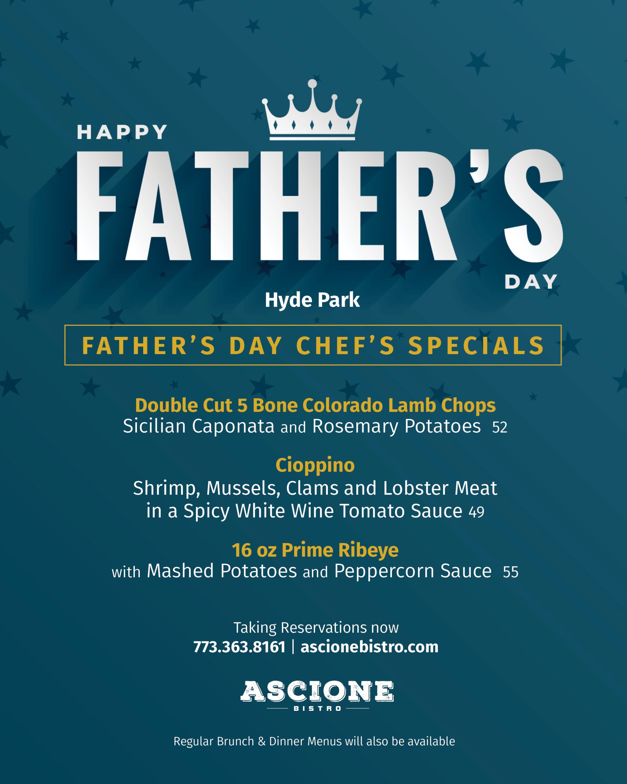 Fathers Day 2025 Menu HP SQ