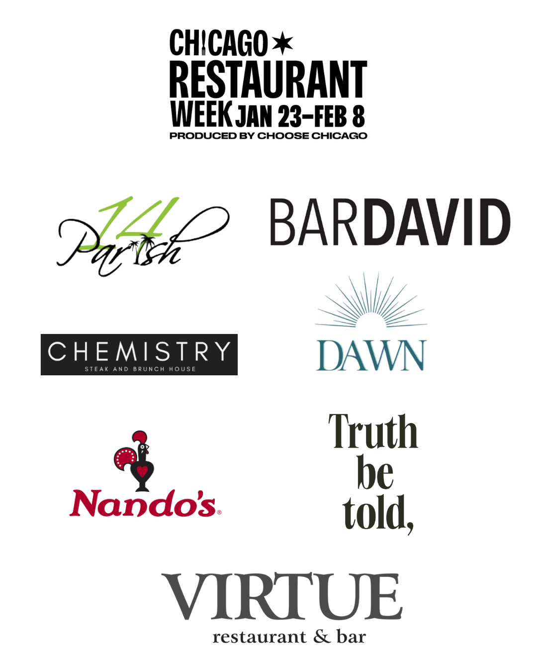 Choose Chicago Restaurant Week 2026