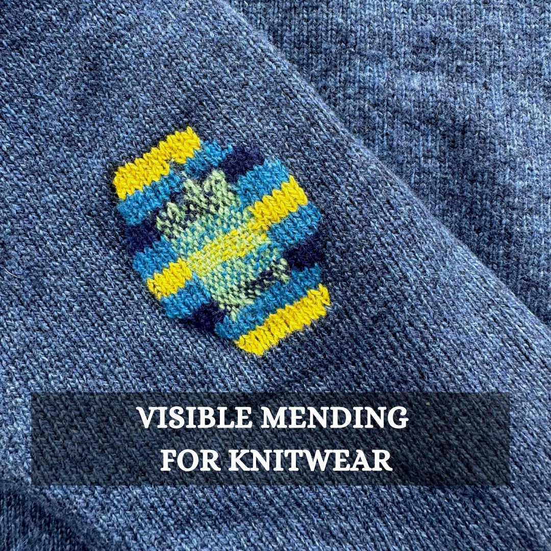 Visible Mending for Knitwear