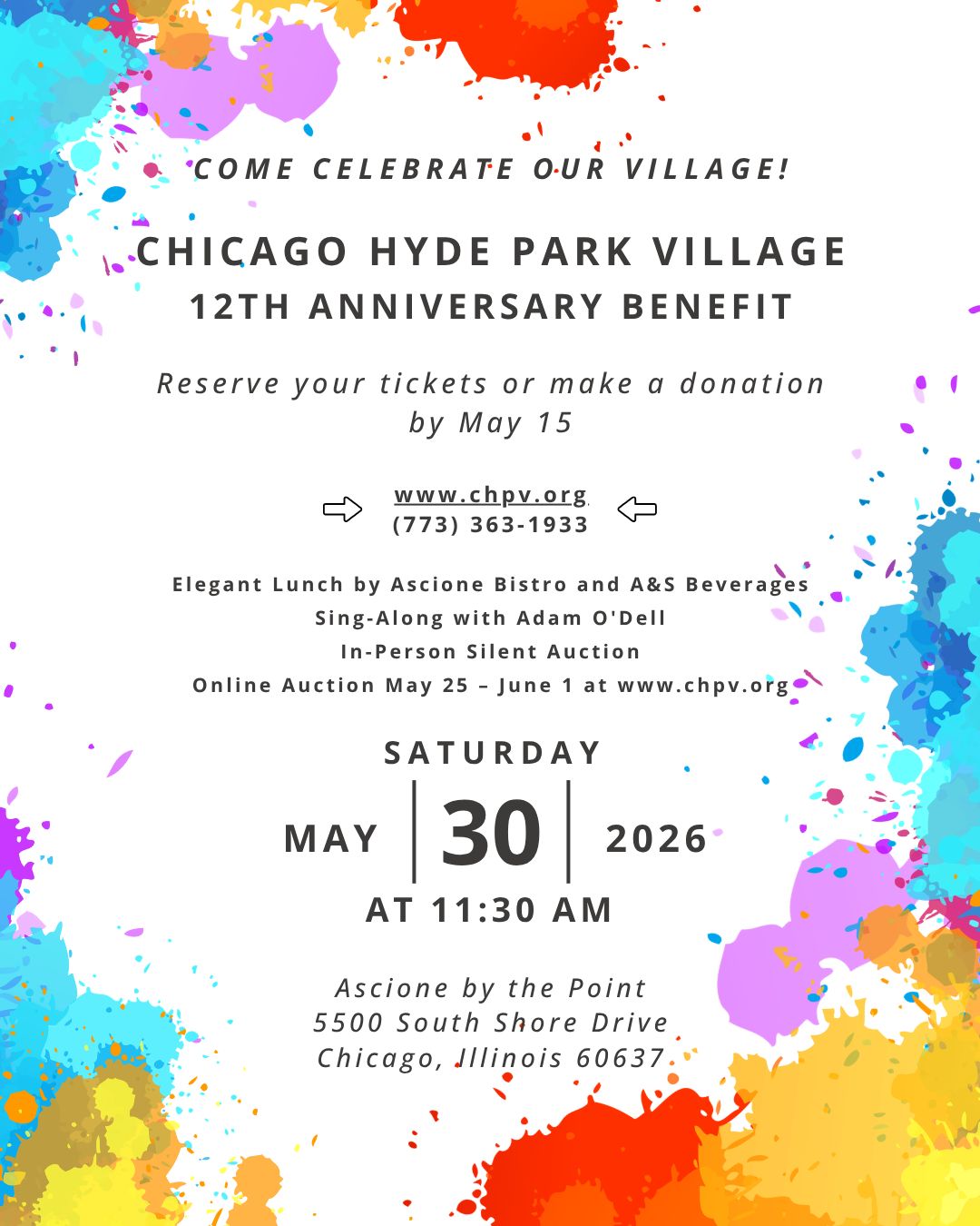 2026 CHPV Benefit Invitation