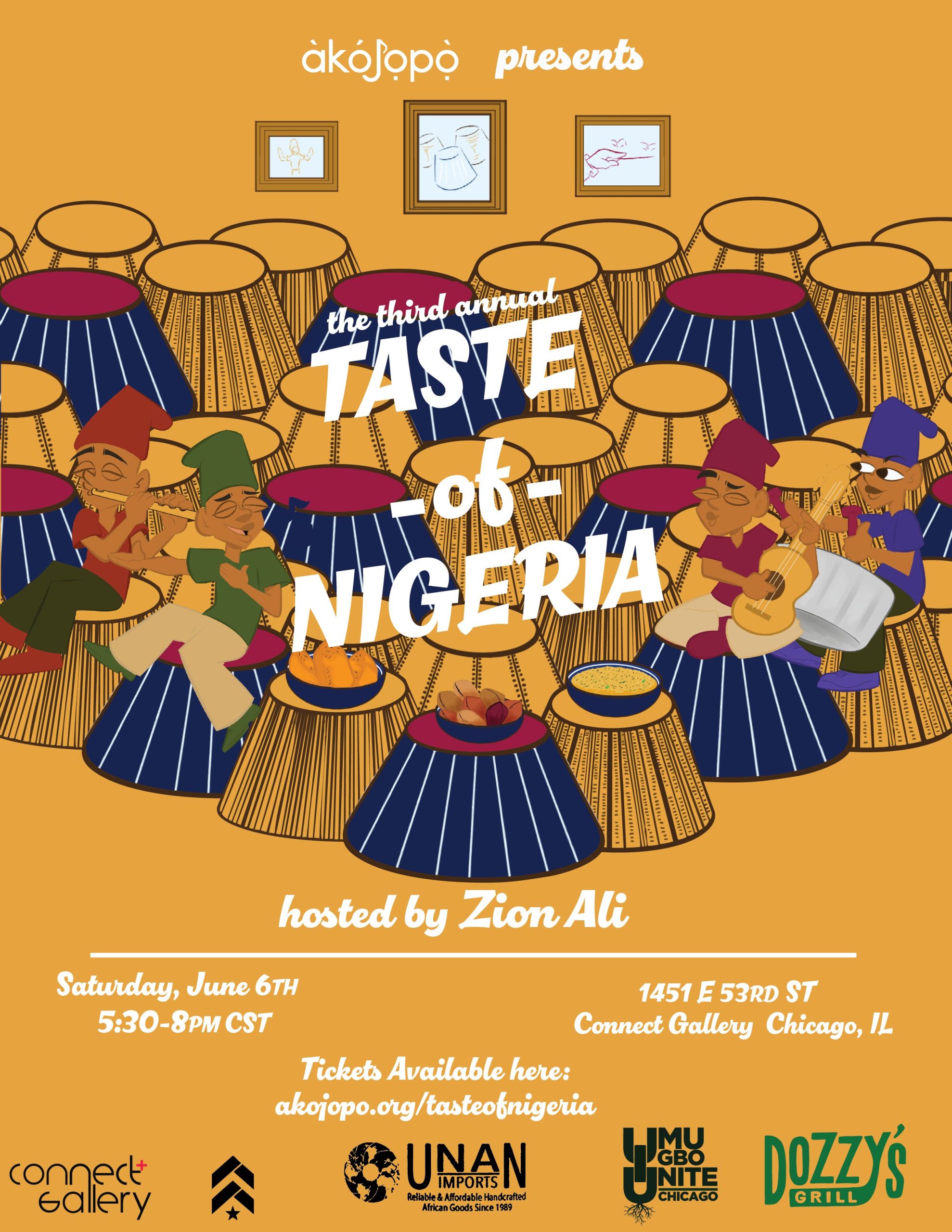 3rd Annual Taste of Nigeria Poster