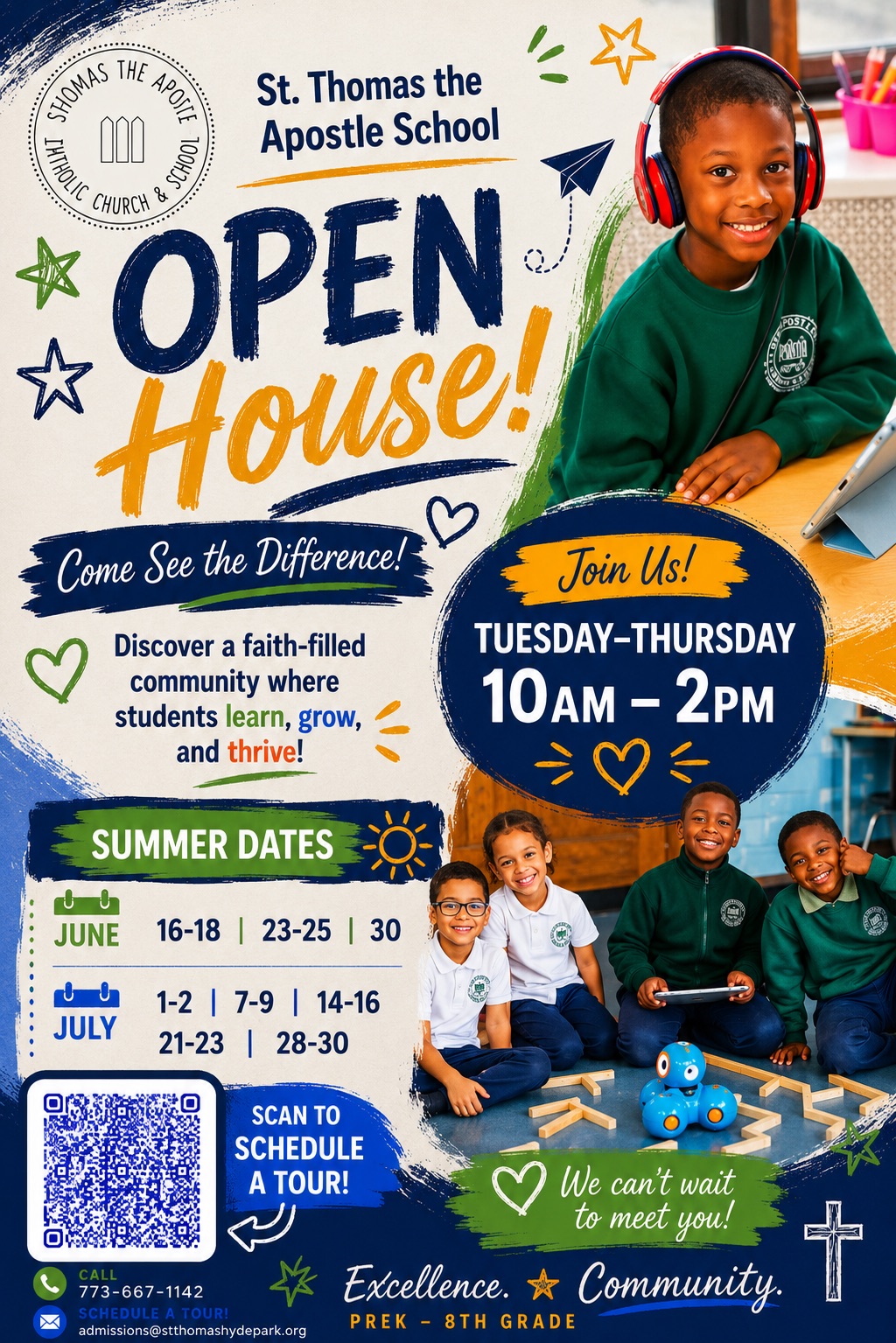 Open House Summer Hours